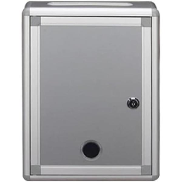 「鍵付き多目的ボックス」会社、お店、イベント、自治会、学校などあらゆる場所とシーンで使われる多目的ボックスは意見箱、投票箱、募金箱、アンケート箱、郵便箱として活躍します。また鍵が付いているのでプライバシーもしっかり守ります。「軽量コンパクト...