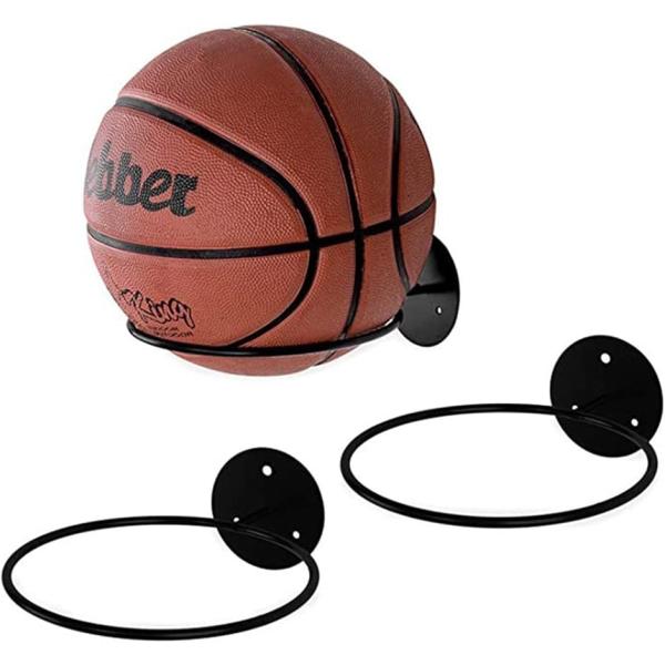 バリエーションコード : 2BJI6PO3U4ボールホルダーは、お気に入りのサッカー、バスケ、ラグビー、バレーボールを壁掛け収納できる便利グッズ。スポーツ店風にボールをカッコよくディスプレイ。インテリアのポイントに壁や棚に簡単DIY、大容量...