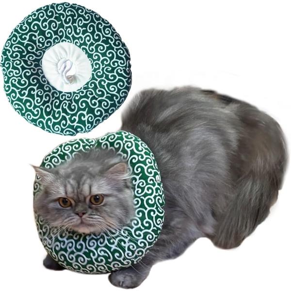 バリエーションコード : 2BJOSSXP1U「唐草模様のキュートなエリザベスカラー」泥棒さん？旅人？一般的なエリザベスカラーは特徴のないものが多いですが、この唐草エリザベスカラーは装着すると愛犬・愛猫がキュートな姿に早変わり。「不快感軽減...