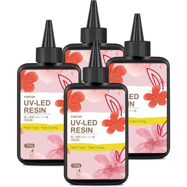 バリエーションコード : 2B99CLC08Q「硬?透明度高」硬化後のUVレジン液の硬度は85Dに達することができ、完成品の表面は滑らかで光沢があり、透明度の高いガラスのようで、ハンドメイド作品は時間が経っても黄変しません。また、UVレジン...