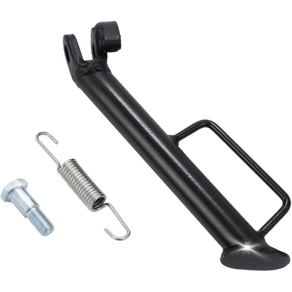 YAMAHA サイド スタンド 4st ジョグ ZR ビーノ SA26J SA37J SA36J 等の汎用の社外品になります。ノーマルはセンタースタンドですが、簡単にバイクを自立させるサイドスタンドにカスタマイズする事ができます。バイクに乗...