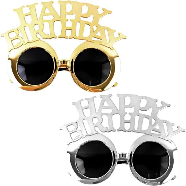 バリエーションコード : 2BJYNJUJ64バースデーメガネは、誕生日を盛り上げる面白グッズ。ハッピーで楽しいゴールドとシルバーのセットと、ゴールドとシルバーに主役用のクラウンを追加した3点セットの2種類。かけるだけで簡単、手軽にサプライ...