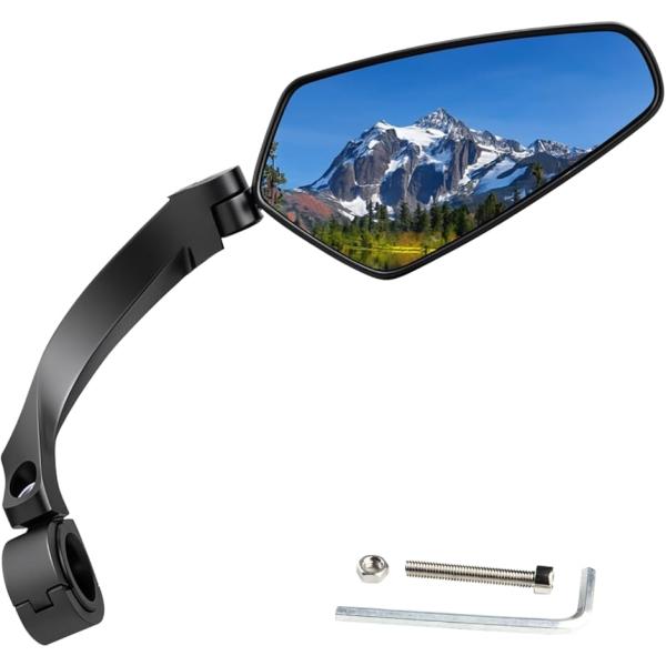 バリエーションコード : 2BRHCW4S94「視界が変わる、走りが変わる」 ドナリーの自転車ミラーは、平面鏡による歪みのない映像で、後方の車や歩行者との距離を正確に把握できます。ブレない防振構造としっかり固定できるクランプ設計により、走行...