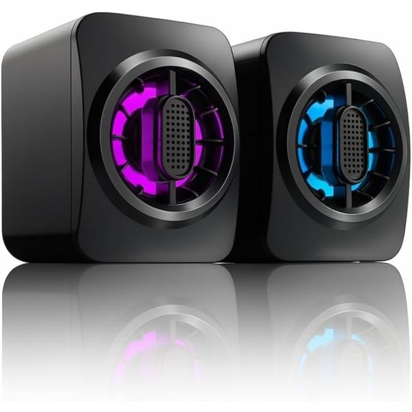 「迫力3Dサラウンド」2chステレオに独自DSPを組み合わせ、左右と前後に広がる立体サウンドを実現。コンパクトサイズながらも、映画やFPSで敵の足音まで迫力ある3Dサウンドを再現します。「7色ライティング」前面RGBライティングは7色のグラ...