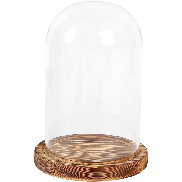 バリエーションコード : 2BU1203WVK「商品説明」木製ベースと強化ガラスを組み合わせたシンプルで高級感のあるガラスドームケースです。プリザーブドフラワーやドライフラワーを美しく飾るのはもちろん、アクセサリーやフィギュアなど大切なコレ...