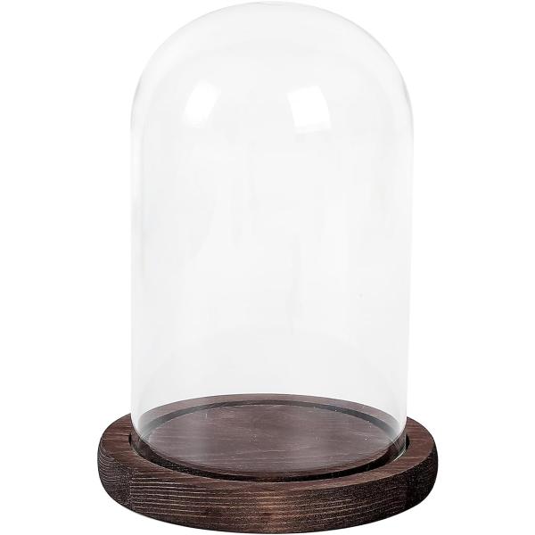 バリエーションコード : 2BU1203WVK「商品説明」木製ベースと強化ガラスを組み合わせたシンプルで高級感のあるガラスドームケースです。プリザーブドフラワーやドライフラワーを美しく飾るのはもちろん、アクセサリーやフィギュアなど大切なコレ...