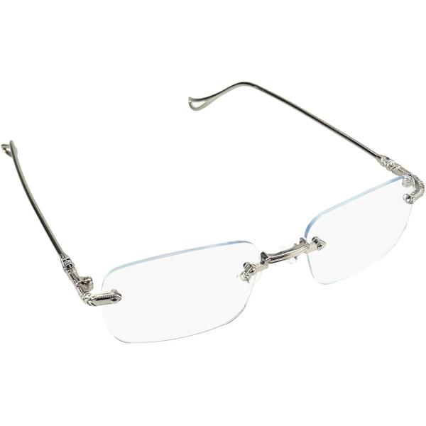 普段の通勤通学はもちろん、街歩きやお仕事シーンなど様々な場面に合わせられるシンプルなメガネです。本体はフレームレスタイプにより顔が隠れにくいので、表情やメイクなどをよりクリアに見せられます。ブリッジ部分には掛け続けても鼻が痛くならないよう、...