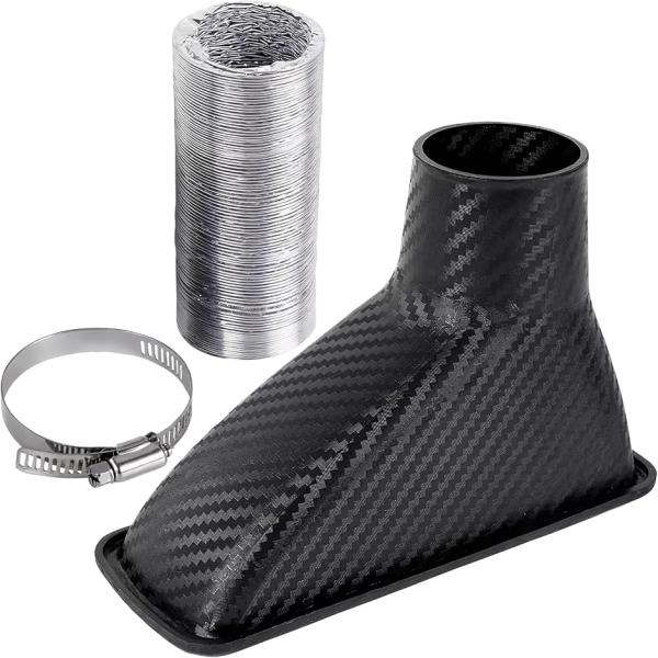 「アイデア次第で用途は様々」このエアインテークダクトの可能性はエンジンの吸気効率向上だけにとどまりません。その自由自在な形状と大口径はあなたのアイデア次第で様々な役割を果たします。例えば過酷なサーキット走行で熱を持ちやすいブレーキシステムへ...