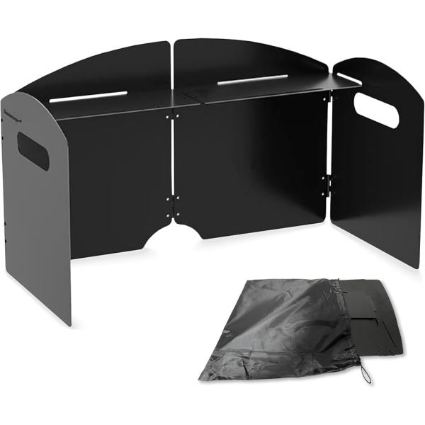 バリエーションコード : 2BU4S210X1「風と火を、コントロールする」 焚き火やバーナーの火を風から守る、Next Joyの折りたたみ式ウインドスクリーン。風が強い日でも安定した火力を維持でき、調理や暖取りをしっかりサポートします。「...