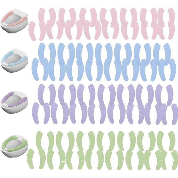 バリエーションコード : 2BU8LYHKP5汚れたらサッと交換。便座シート60セットです。取り外し＆お手入れラクラク。普段のトイレ掃除がストレスフリーに。カラーはアソート。「簡単装着＆しっかりフィット」U型、O型、洗浄機能付き、暖房便座な...