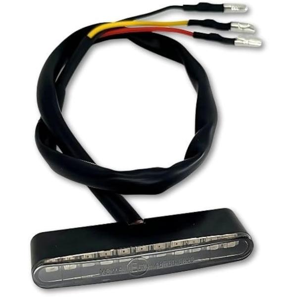 【Yahoo!ランキング1位入賞】LED テールランプ ブレーキランプ バックランプ バイク用 12V 11連 (スモーク)