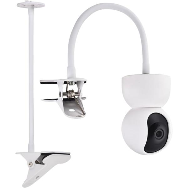 「自由な角度調整」フレキシブルアームで360度の角度調整が可能です。最適な視野を簡単に確保でき、用途に合わせて自在にカメラ位置を変えられます。「幅広い用途」ペットの見守りやベビーモニター、防犯カメラとして最適です。家庭やオフィス、屋内外を問...