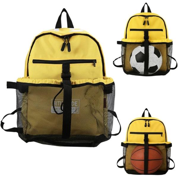 バリエーションコード : 2BUD8JFN5G「多機能スポーツリュック」大きなボール収納スペースを備えたリュックは、バスケットボール、サッカー、バレーボールの収納に最適です。また、自転車に乗るお子さまのヘルメットなども入れられます。キッズ、...