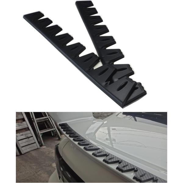 バリエーションコード : 2BUT51QN4X＊シェブロン形状の実効空力デバイスは、航空機や車両の空力特性を改善するために使用される技術です。主に車両の後部に取り付けられ、空気の流れを管理するための重要な空力デバイスです。空気の流れの乱れを...