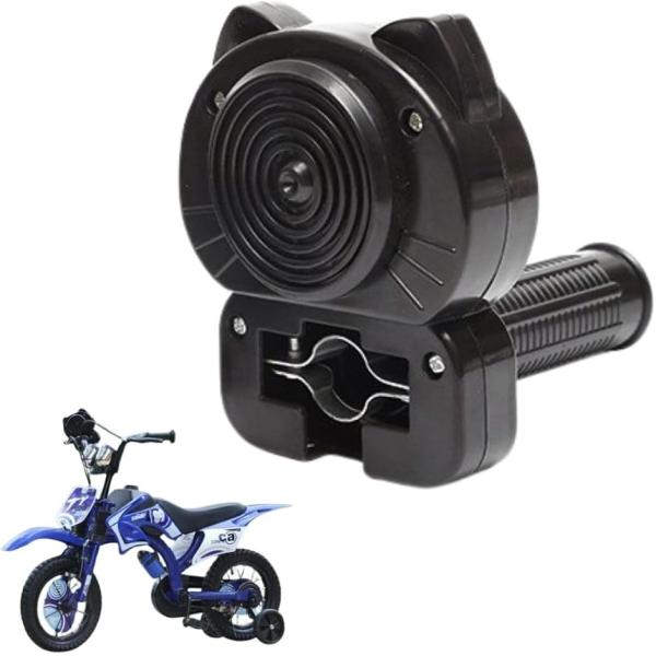 「遊び心満載」アクセルを回すとエンジン音のようなサウンドが鳴る、自転車用の人気おもちゃです。バイク気分を味わえるユニークな仕組みで、お子様のサイクリングがより楽しくなります。「簡単取付」既存のグリップを外し、本製品を差し込んでバンドで固定す...