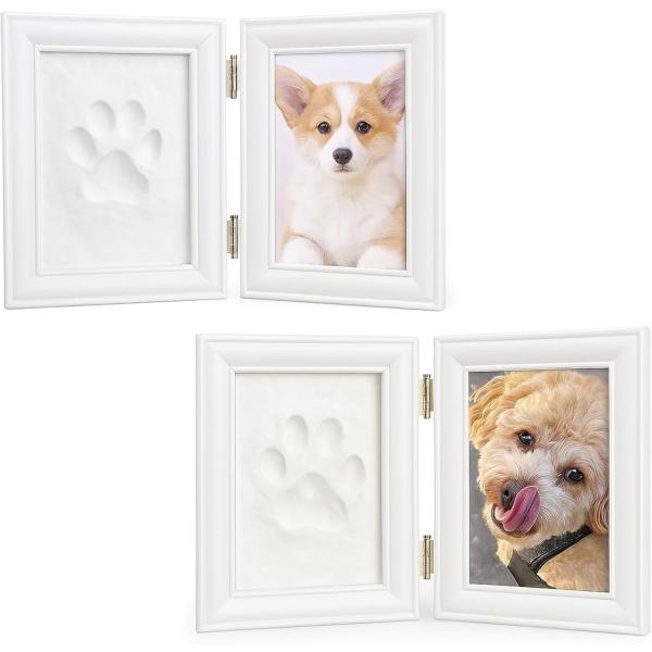 バリエーションコード : 2B433LRN50このフォトフレームは、赤ちゃんの手形やペットの肉球を記録できるメモリアルアイテムです。軽くて柔らかい粘土が付属し、簡単に型取りできます。フレームのカラーは白、青、ピンクの3色から選べ、お部屋のイ...
