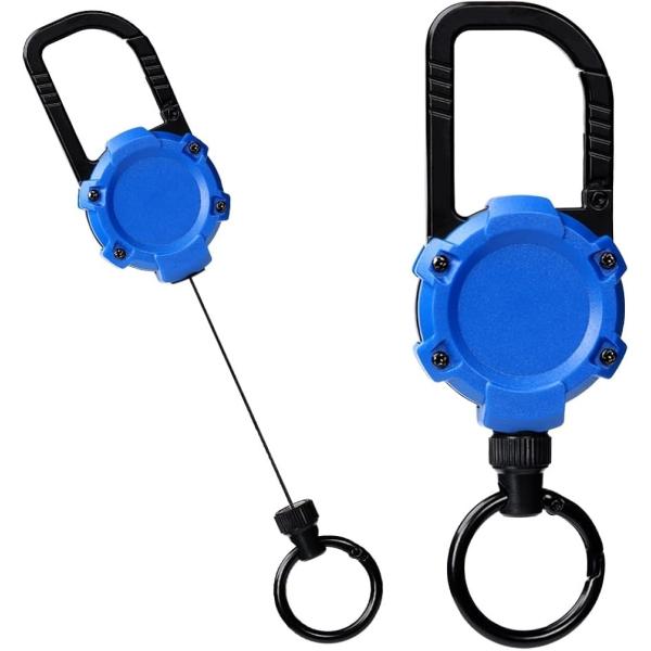 バリエーションコード : 2B9CF8RN69「伸びる。届く。ワンタッチ。」 約70cmの伸縮自在なワイヤーリールを搭載し、必要な場所までスムーズに届く。360°回転する可動部により、抜群の取り回しが可能。上下にS字カラビナを採用し、ワンタ...