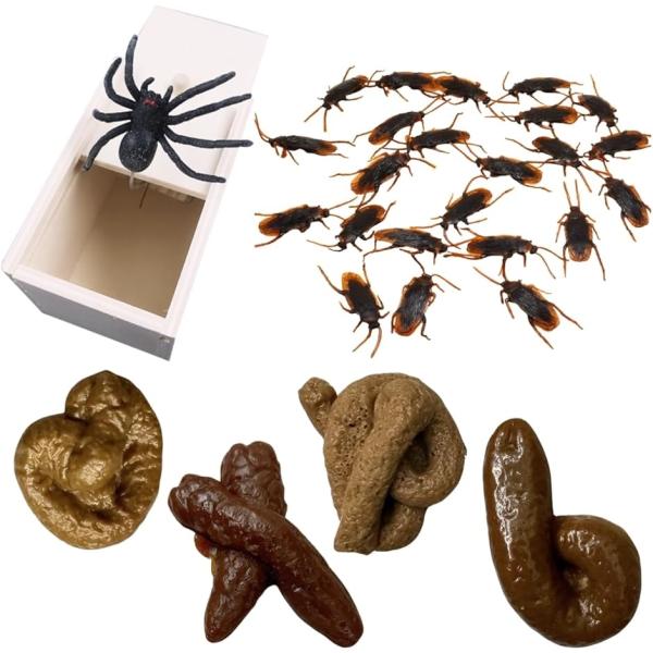 「爆笑必至。蜘蛛ドッキリボックス」 木箱を開けると中に仕掛けられたクモがピョンと飛び出し、開けた瞬間に大爆笑と悲鳴を誘発します。リアルな造形で飛び出してくる恐怖は、ハロウィンや誕生日パーティー、友人や家族の集まりなど幅広い場面で活躍。子供か...