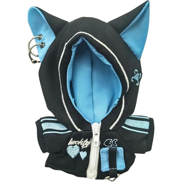 バリエーションコード : 2BUWH83RS510cmサイズのぬいぐるみにぴったりフィットする「猫耳パーカー」は、ストリート系のデザインにかわいい猫耳フードとジップアップ仕様を組み合わせた人気アイテムです。柔らかく軽量なポリエステル混素材で...