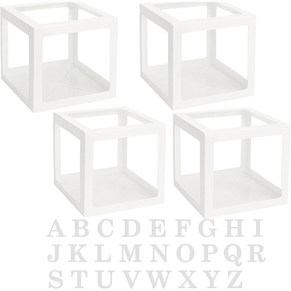 バリエーションコード : 2BUWJO2QNV「オリジナルデコレーションが簡単」付属の26文字のアルファベットシールを使って、好きな言葉や名前を作ることができます。透明なボックスに風船を入れるだけで、誰でも簡単におしゃれなフォトスポットを作...