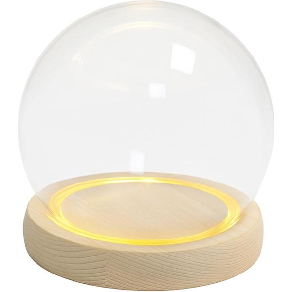 バリエーションコード : 2BUWRXUGRP「コレクションを美しく見せるLEDライト」内蔵されたLEDライトが、ドームの中のアイテムを優しく照らし、幻想的な雰囲気を演出します。「ホコリや湿気からしっかり保護」高透明度のガラスドームが、フィ...