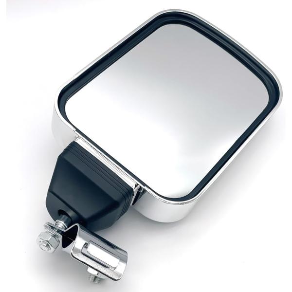 バリエーションコード : 2BUY2QW91V「バックショットミラー」トラック用補助ミラーとして 死角、視野拡大 巻き込み防止に。角型 メッキ シルバー タイプ。「素材」ステー金具スチール 耐腐食性と耐久性に優れています。純正ミラーステーに...