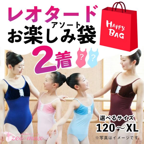 チャコット レオタード 140 新品 限定値下げ お楽しみ袋】レオタード 2点詰め合わせ 新品 福袋 大人 子供 バレエ