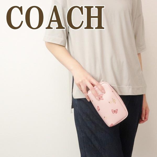 COACH 【並行輸入品】コーチ ポーチ コスメポーチ 化粧ポーチ 花