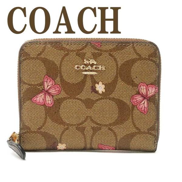 COACH 【並行輸入品】コーチ 財布 二つ折り レディース 花柄 蝶
