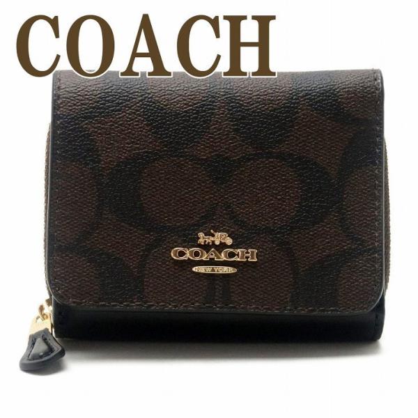コーチ COACH コーチ 三つ折り財布 レディース COACH コンパクト