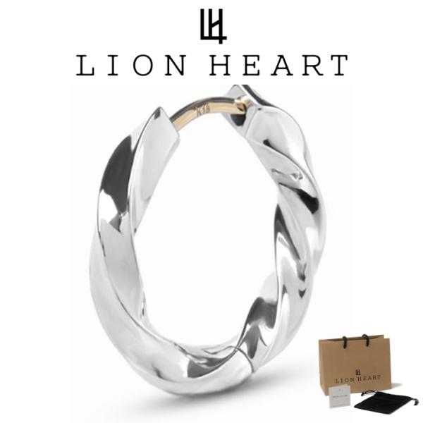 ライオンハート ピアス メンズ レディース クラッチ ピアス ツイスト LH for Gift SV925 LH-1EA198 LION HEART メンズピアス 片耳用 1点売り クリスマス 誕生日