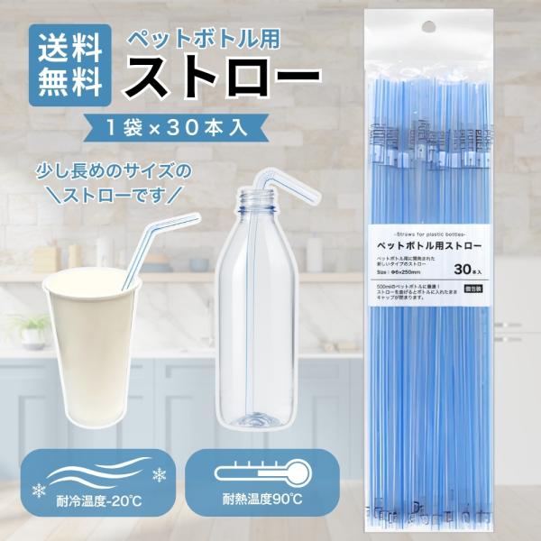 ペットボトルに差し込むだけでそのまま飲める、便利なストロー30本セット。ほどよい長さで500mlボトルにぴったりフィットし、シンプル設計でどなたでも使いやすい仕様です。使い捨てタイプなので衛生的。アウトドア・イベント・職場や学校の水分補給に...