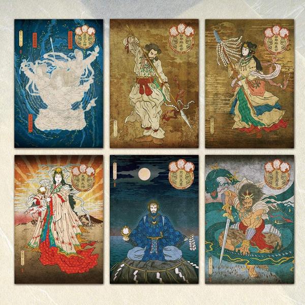 八百万の神ポストカード 全２６枚 相関図付きセット Dejapan 手数料０円で日本の商品を購買代行 落札代行