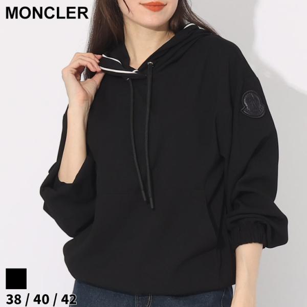 モンクレール パーカー MONCLER レディース フーディー ロゴ ワッペン