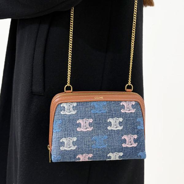 CELINE（セリーヌ） バッグ レディース チェーン付きクラッチ キュイル