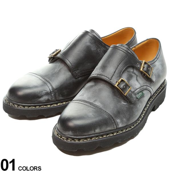 美品✨PARABOOT パラブーツ　WILLIAM ウィリアム　ダブルモンク　黒 Paraboot（パラブーツ）WILLIAM（ウィリアム）/ Noir（ブラック