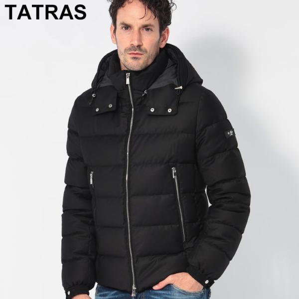 TATRAS タトラス フード着脱 ウールブレンド ショートダウンジャケット