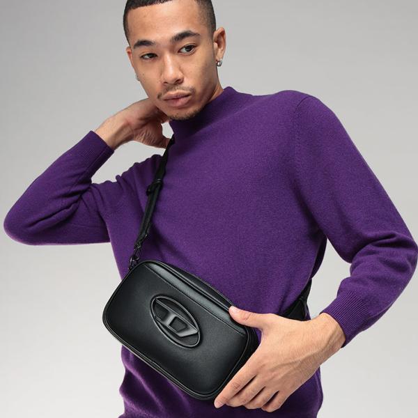 DIESEL（ディーゼル） バッグ メンズ オーバルD ロゴ フェイクレザー