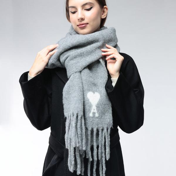 スカーフ　マフラー　ami paris アミパリ　アミパリス AMI Alexandre Mattiussi アミパリス マフラー レディース AMI PARIS