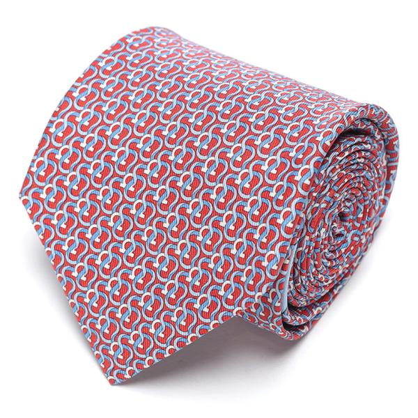 現行✨極美品✨Ferragamo フェラガモ　ネクタイ　ガンチーニ　アニマル柄 サルバトーレフェラガモ Salvatore Ferragamo SALVATORE