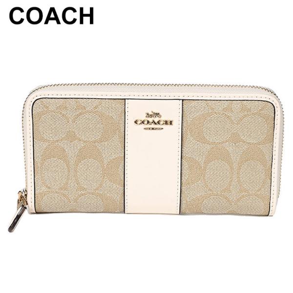 COACH（コーチ） 長財布 レディース ロゴ ラウンドジップ CO54630IMDQC