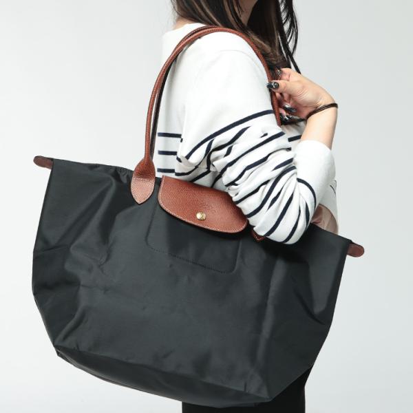 ロンシャン レディース トートバッグ Longchamp リサイクルキャンバス