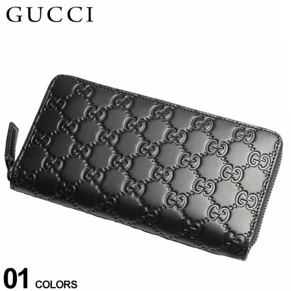 GUCCI グッチ 長財布 シグネチャー ラウンドジップ ブランド
