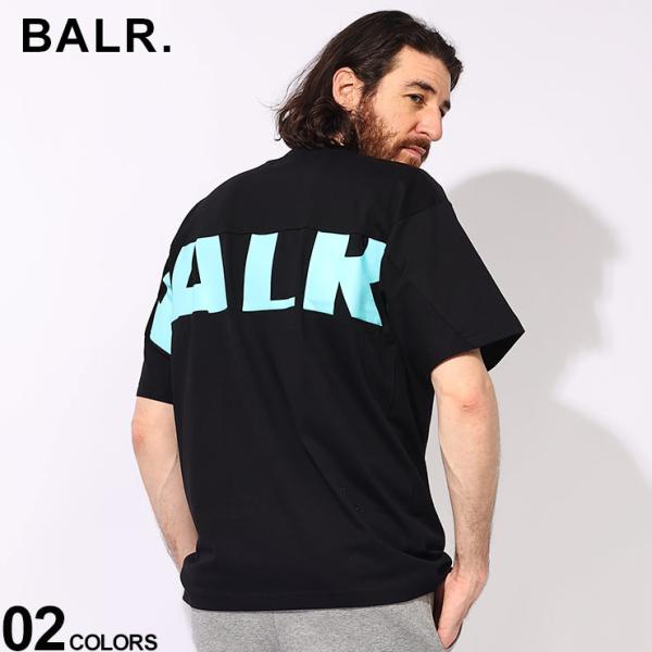 BALR. (ボーラー) ラインバックロゴ クルーネック 半袖 Tシャツ
