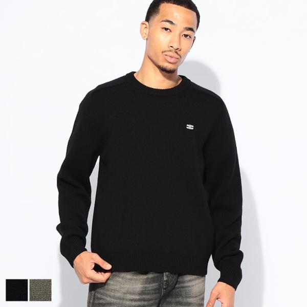 CELINE（セリーヌ） ニット メンズ カシミヤ混 ワンポイント クルー