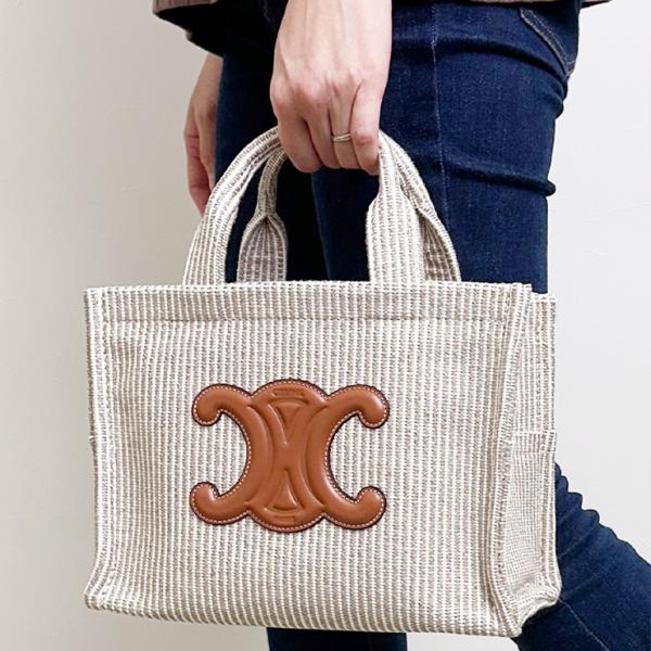 CELINE（セリーヌ） CELINE 2WAY ストライプ スモール カバ タイス