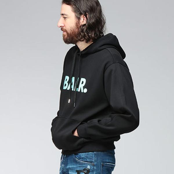 ボーラー フーディ トップス BALR. メンズ スウェット ロゴ プリント プルオーバー パーカー プルパーカー フード BA12611164