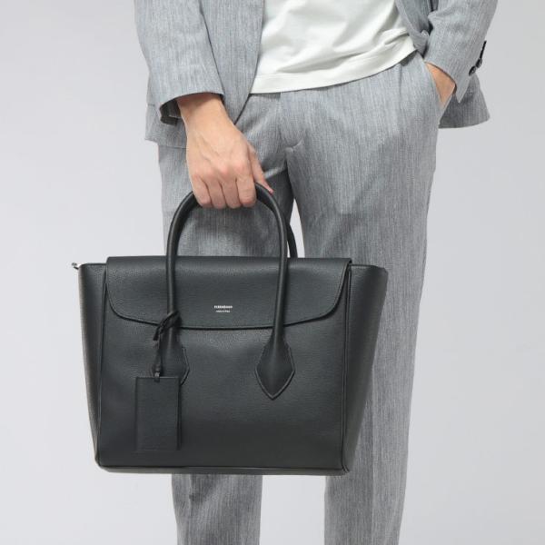 サルヴァトーレフェラガモ Salvatore Ferragamo メンズ トートバッグ 2WAY カーフレザー フラップ ブリーフバッグ FG241607 ブランド 鞄 ビジネス ショルダー