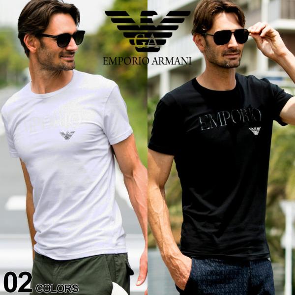 アルマーニ Tシャツ メンズ 半袖 ロゴ プリント ARMANI Tシャツ EA111035CC716
