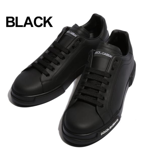 ドルチェ ガッバーナ Dolce ロゴ Gabbana レザー ドルガバ スニーカー レザー ロゴ ローカット Dolce Gabbana 黒 ブランド メンズ 靴 シューズ 革 Dgcs1705aa335 ゼンオンライン